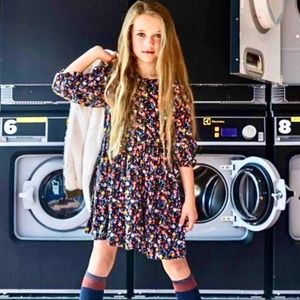 Zara girls floral dress